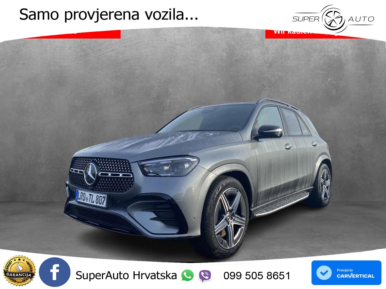 Mercedes GLE 450d (367 KS) EQ Boost 4MATIC 9G-TRONIC AMG LED+GR SJED+ACC