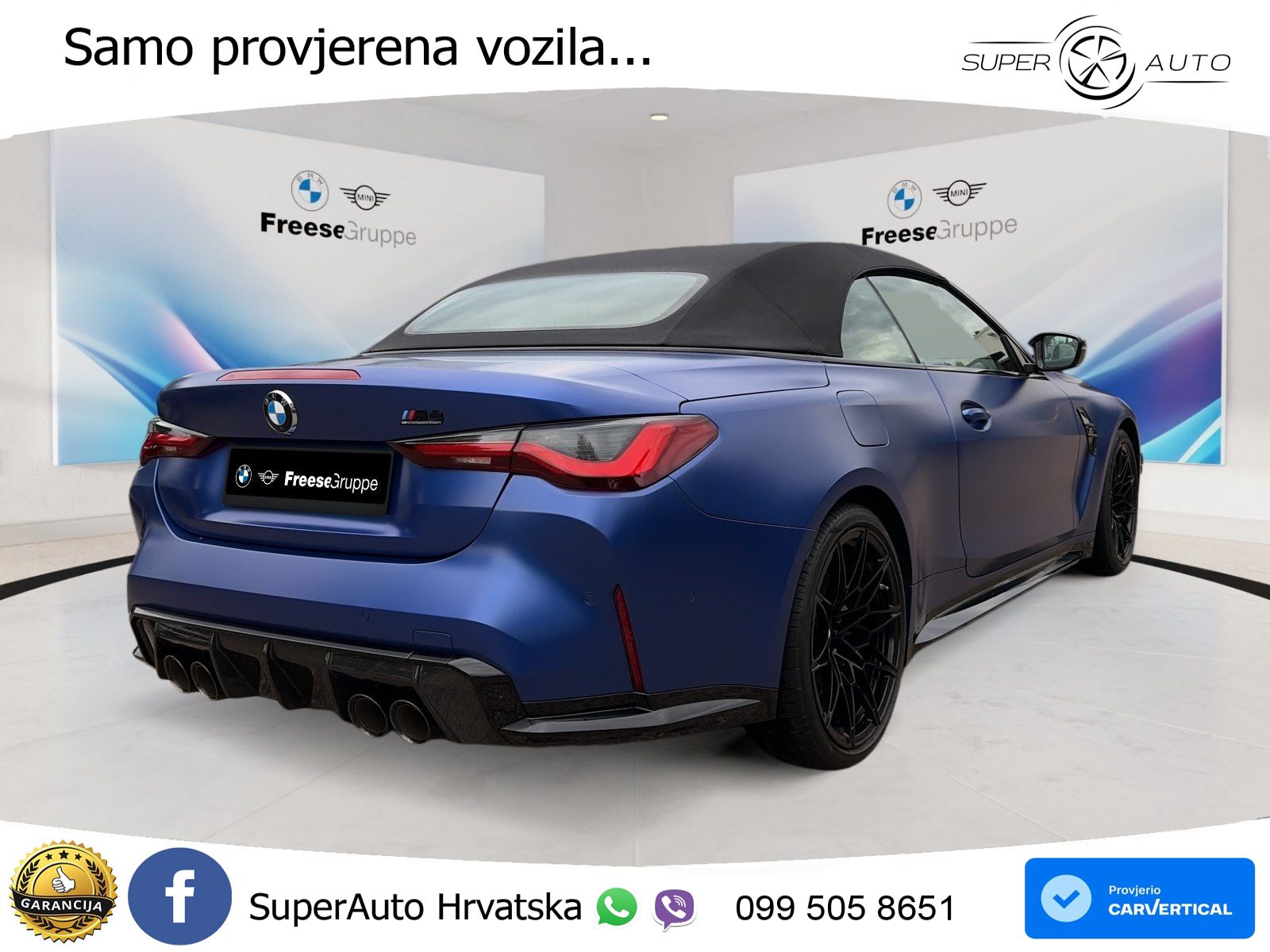 BMW M4 Convertible Competition 3.0 (510 KS) xDrive Steptronic LED+GR SJED+ACC