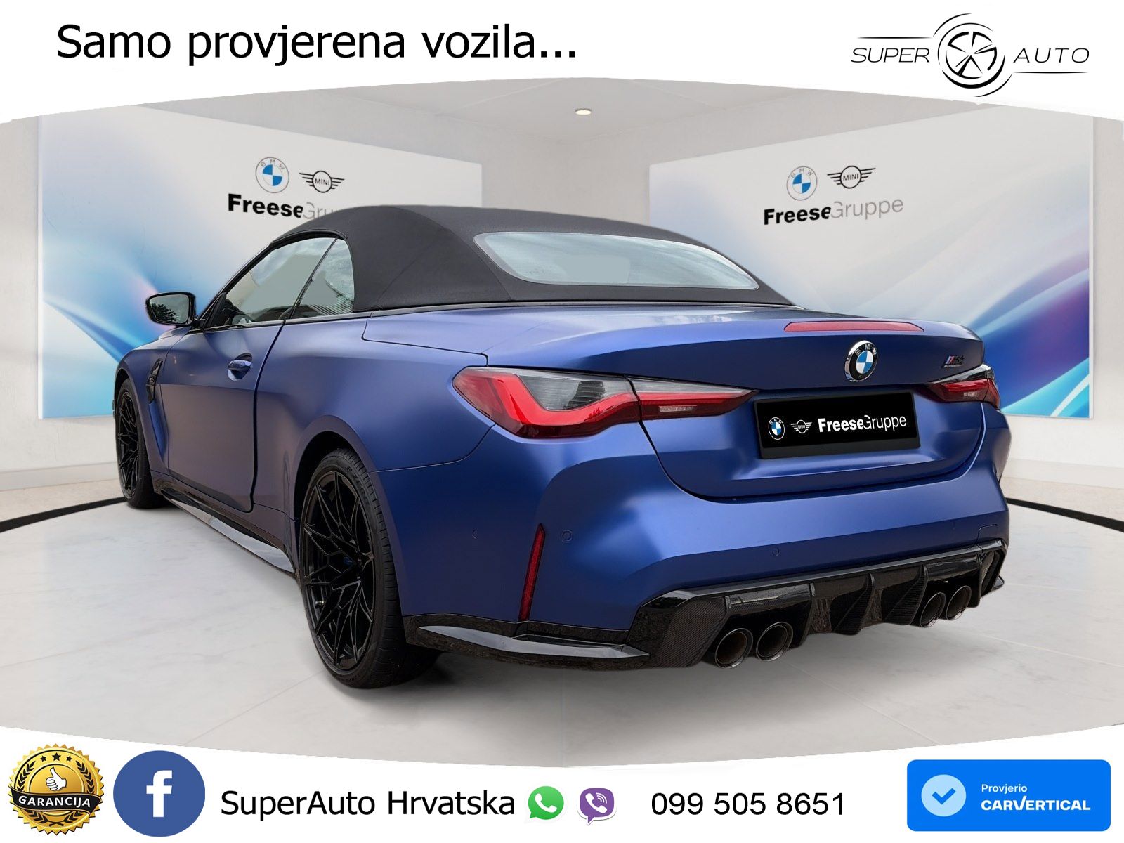 BMW M4 Convertible Competition 3.0 (510 KS) xDrive Steptronic LED+GR SJED+ACC
