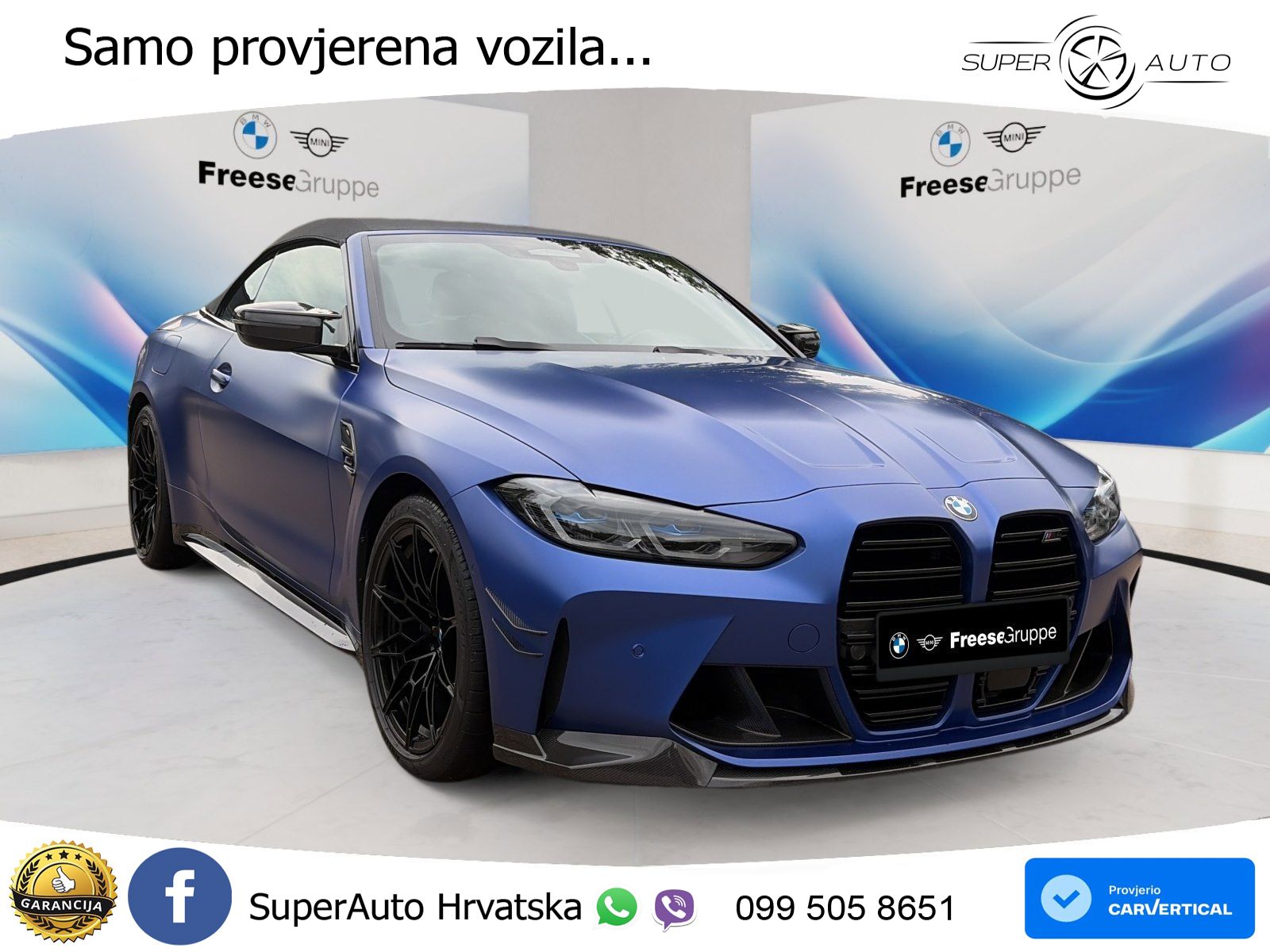 BMW M4 Convertible Competition 3.0 (510 KS) xDrive Steptronic LED+GR SJED+ACC