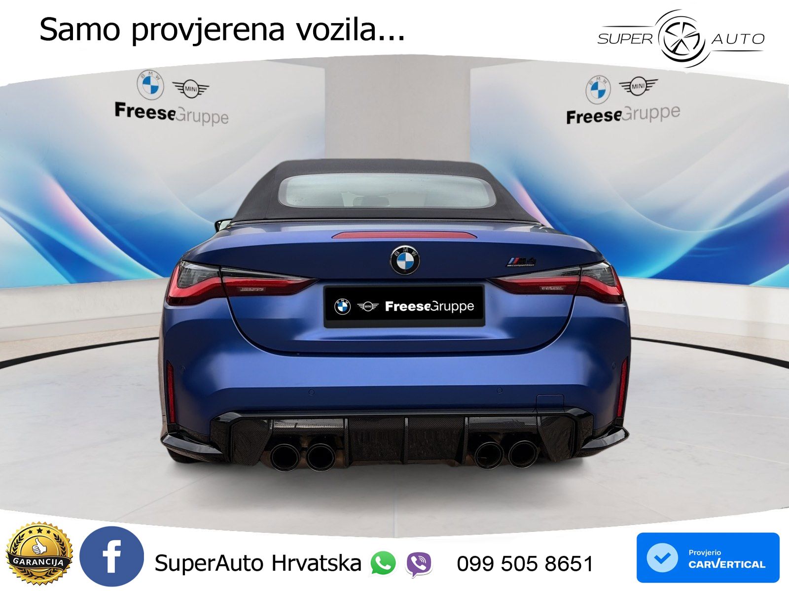 BMW M4 Convertible Competition 3.0 (510 KS) xDrive Steptronic LED+GR SJED+ACC