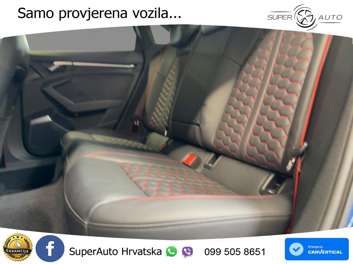 Audi RS3 Sedan 2.5 TFSI (400 KS) quattro S tronic LED+GR SJED+ACC