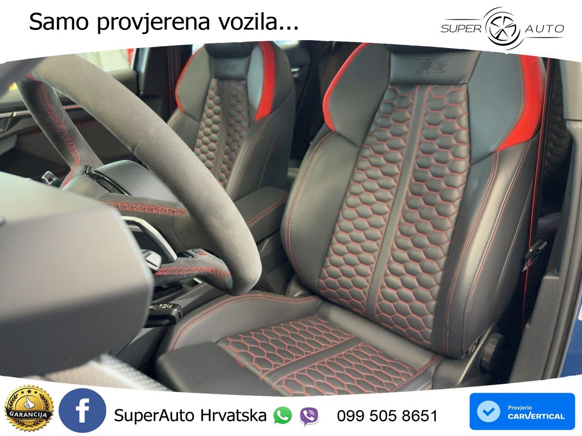 Audi RS3 Sedan 2.5 TFSI (400 KS) quattro S tronic LED+GR SJED+ACC
