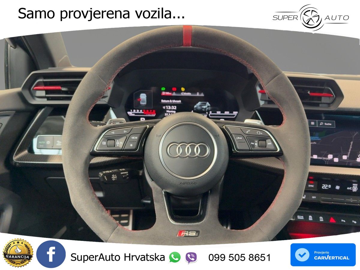 Audi RS3 Sedan 2.5 TFSI (400 KS) quattro S tronic LED+GR SJED+ACC