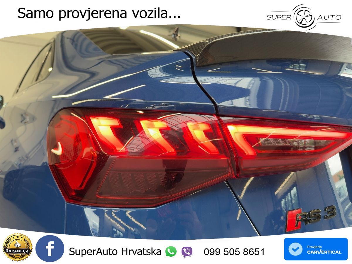 Audi RS3 Sedan 2.5 TFSI (400 KS) quattro S tronic LED+GR SJED+ACC