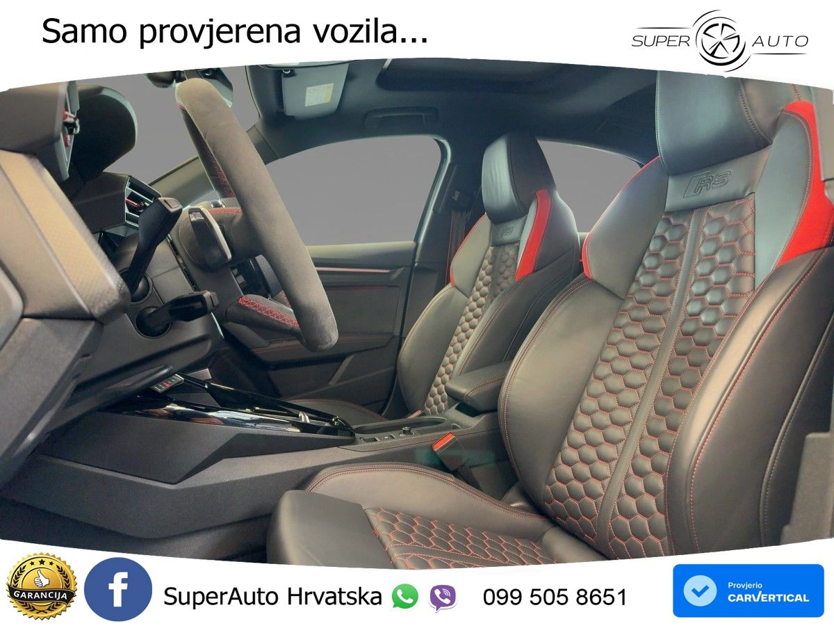 Audi RS3 Sedan 2.5 TFSI (400 KS) quattro S tronic LED+GR SJED+ACC