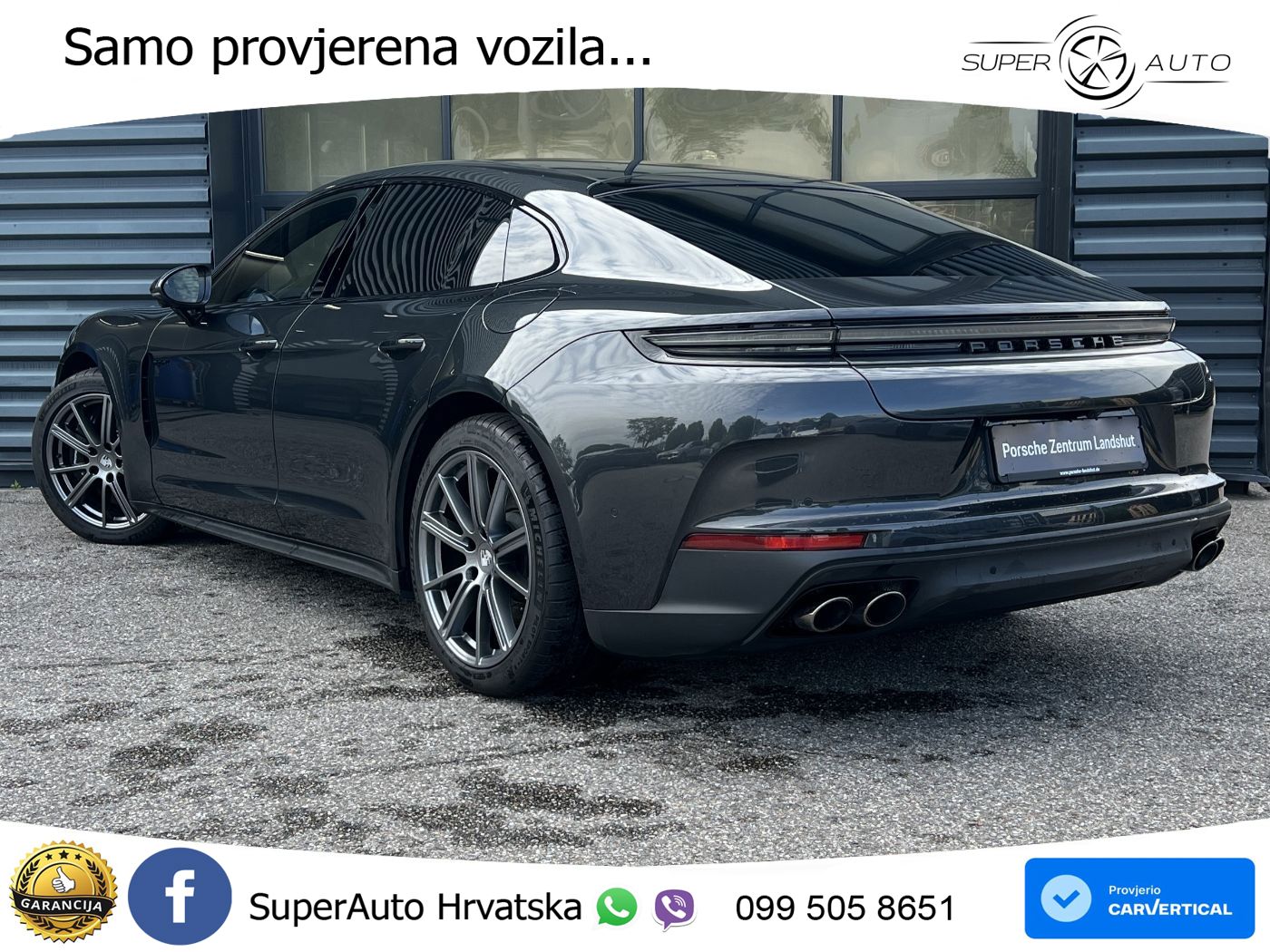 Porsche Panamera 4 2.9 V6 (470 KS) E-Hybrid PDK ACC+HEAD+4xGR SJED+360+PANO