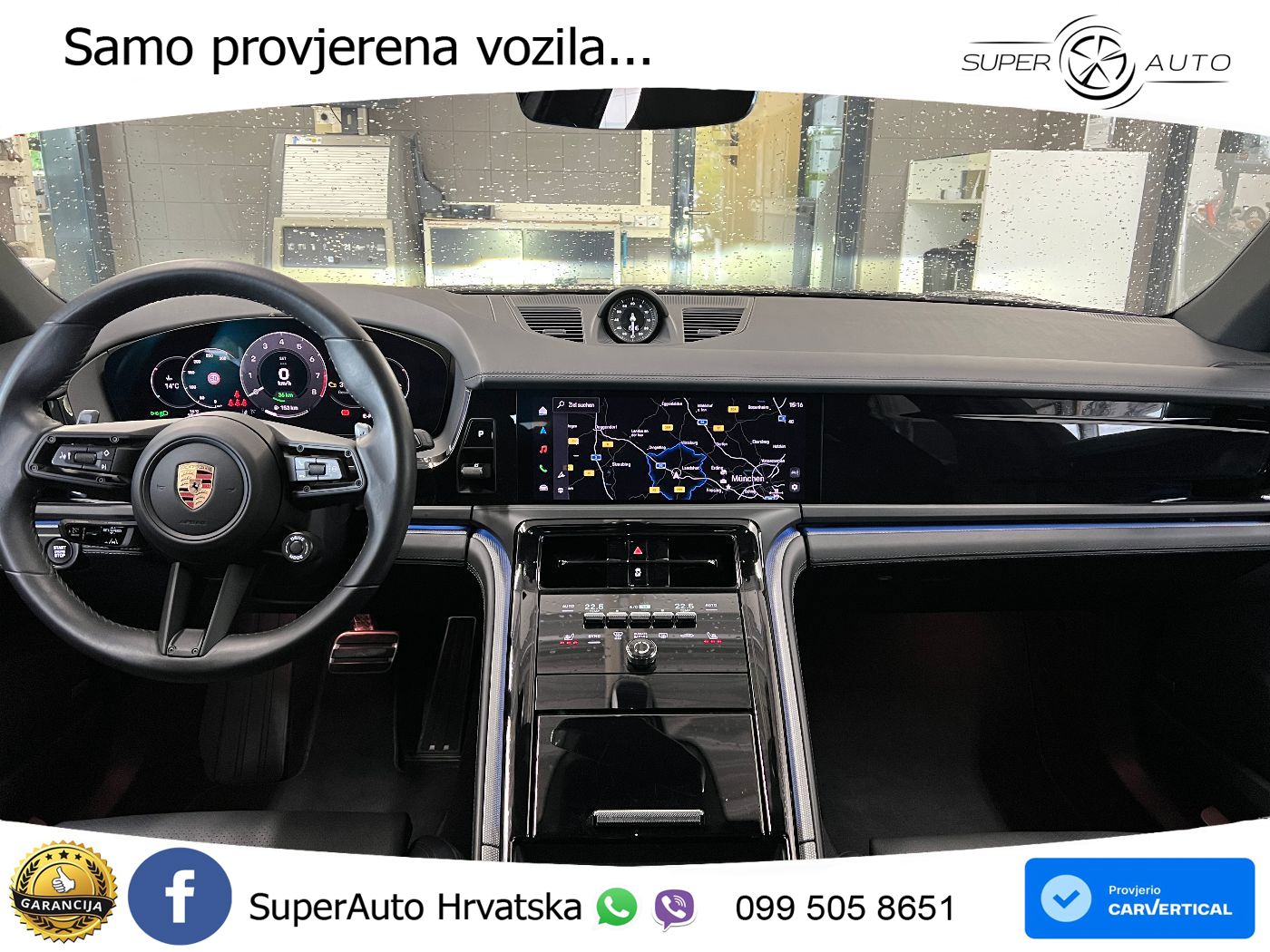 Porsche Panamera 4 2.9 V6 (470 KS) E-Hybrid PDK ACC+HEAD+4xGR SJED+360+PANO