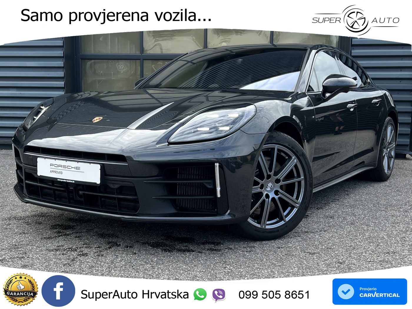 Porsche Panamera 4 2.9 V6 (470 KS) E-Hybrid PDK ACC+HEAD+4xGR SJED+360+PANO
