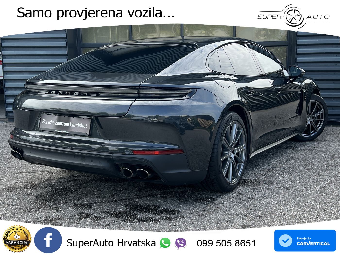 Porsche Panamera 4 2.9 V6 (470 KS) E-Hybrid PDK ACC+HEAD+4xGR SJED+360+PANO