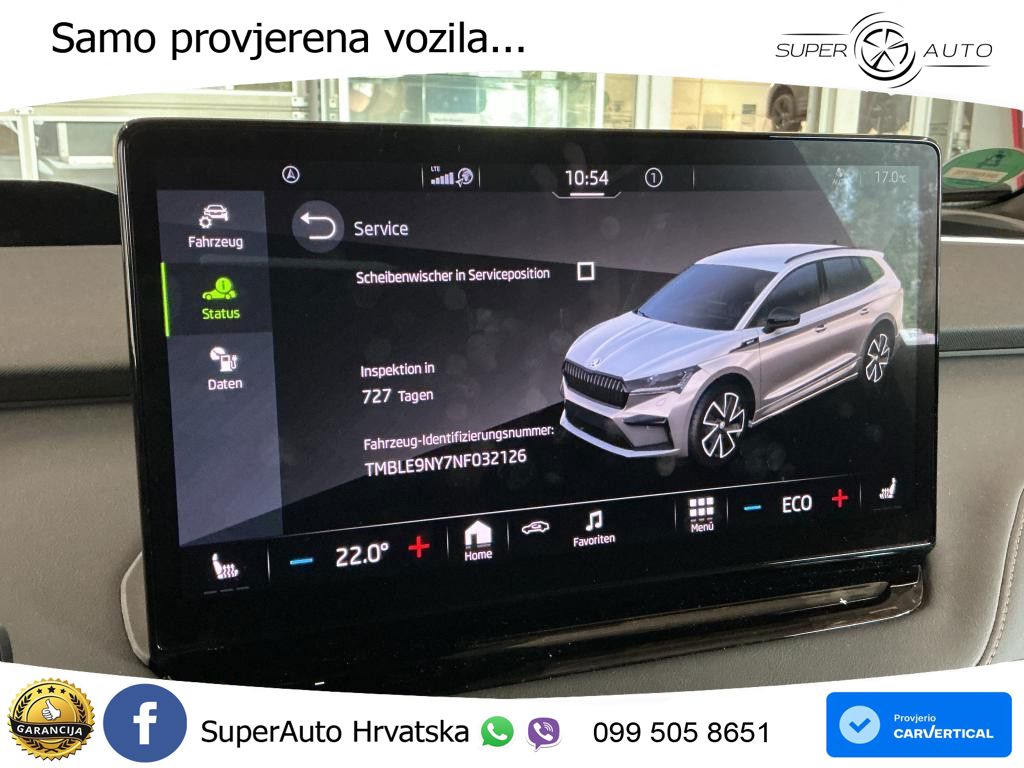 Škoda Enyaq iV 80x 82 kWh (265 KS) AWD LED+GR SJED+ACC