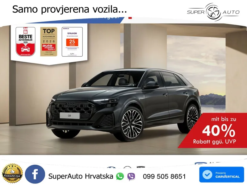 Audi Q8 50 TDI V6 (286 KS) quattro Tiptronic S line