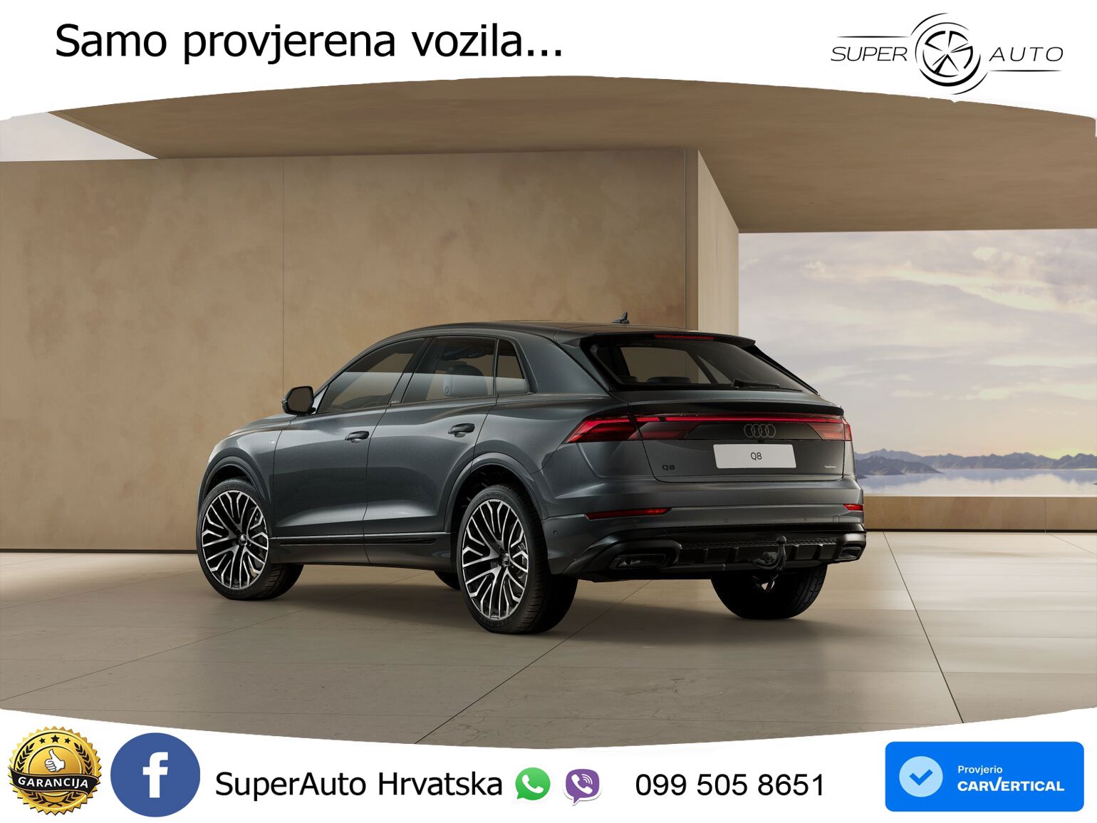 Audi Q8 50 TDI V6 (286 KS) quattro Tiptronic S line