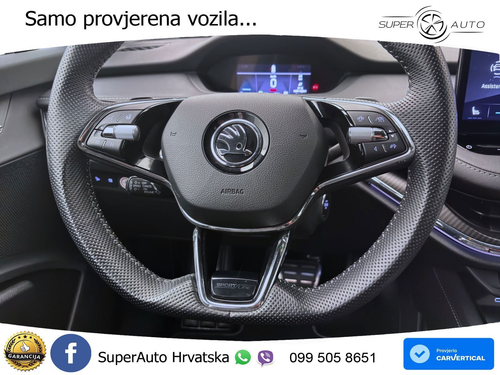 Škoda Enyaq iV 80 82 kWh (204 KS) SportLine LED+GR SJED+ACC