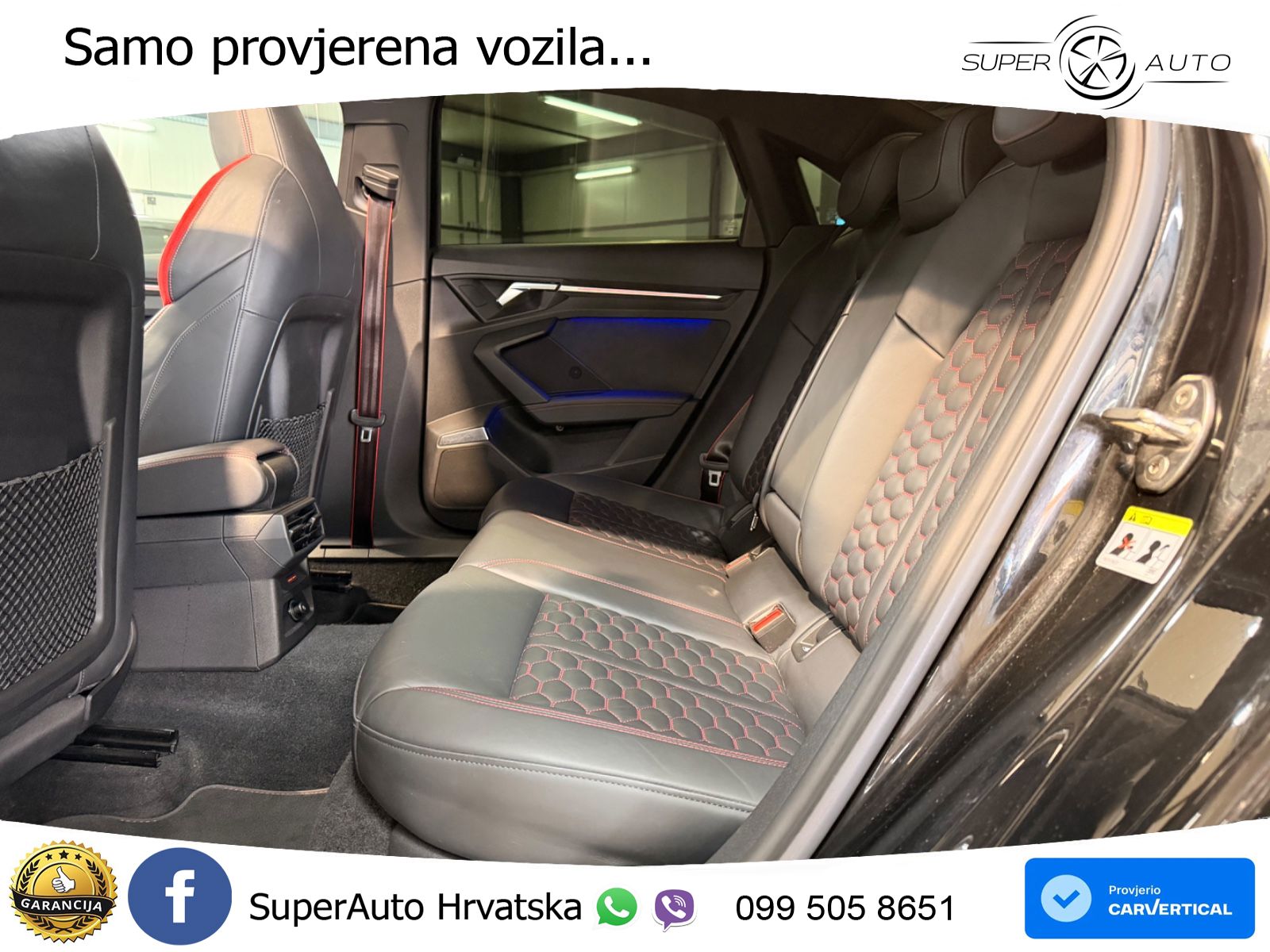 Audi RS3 Sportback 2.5 TFSI (400 KS) quattro S tronic LED+GR SJED+ACC