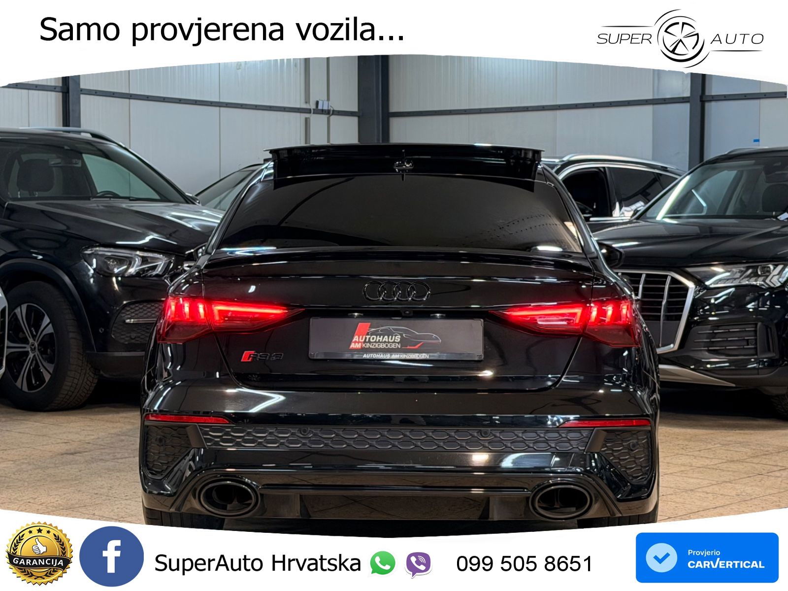 Audi RS3 Sportback 2.5 TFSI (400 KS) quattro S tronic LED+GR SJED+ACC