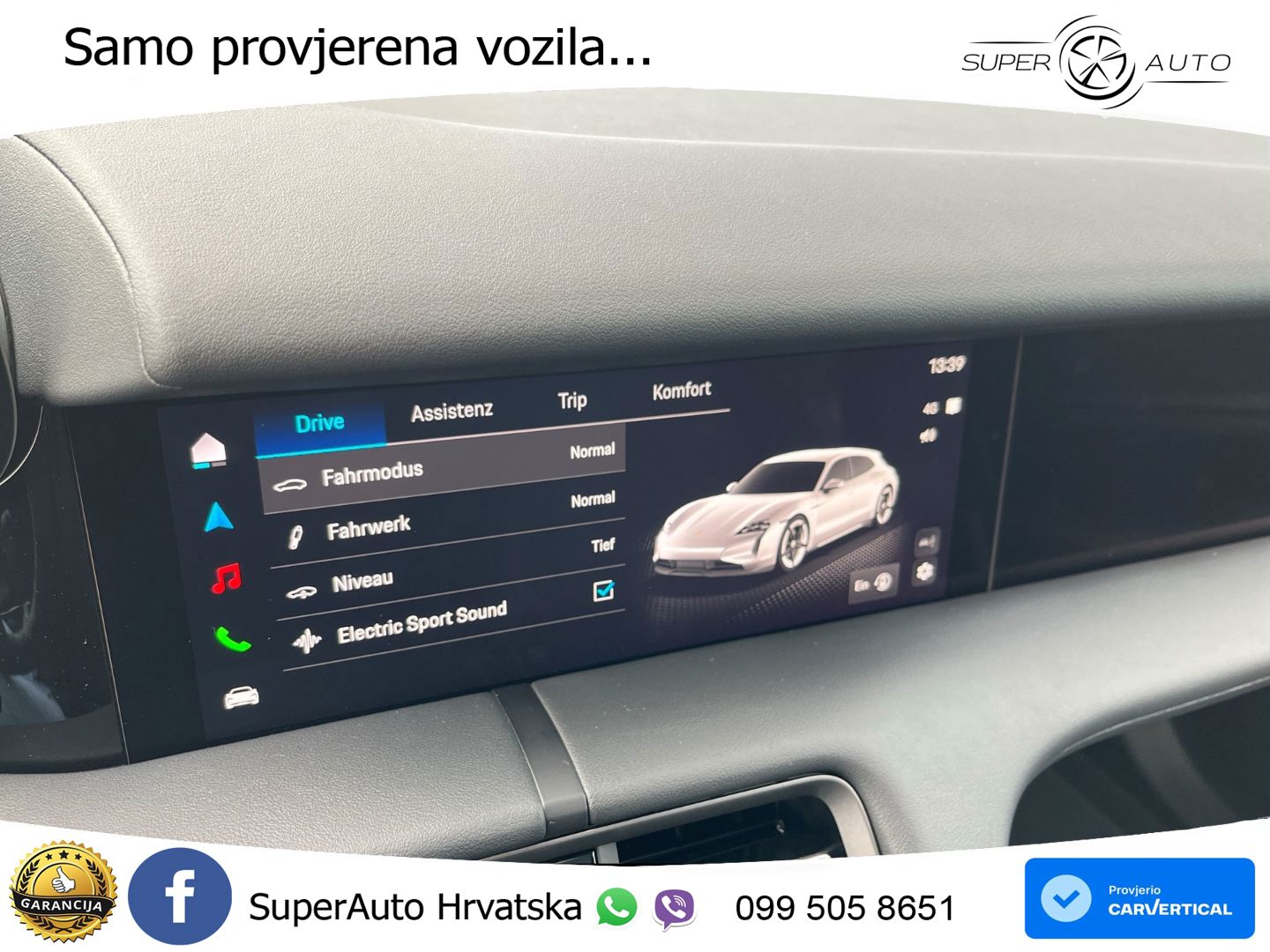 Porsche Taycan Sport Turismo 105 kWh (435 KS)