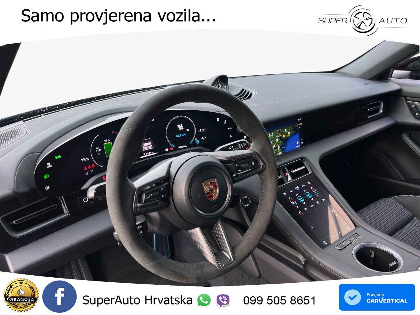 Porsche Taycan Sport Turismo 105 kWh (435 KS)