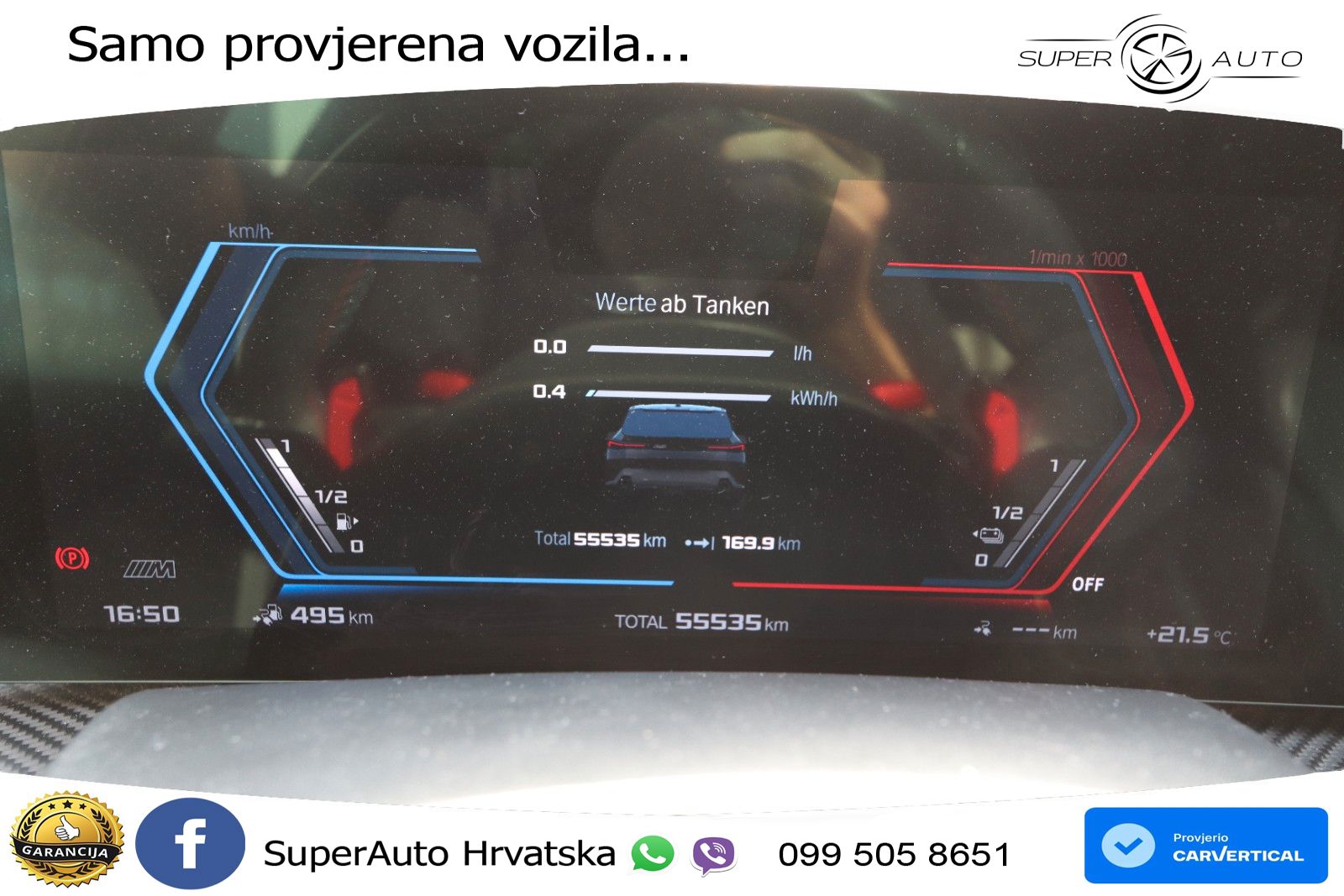 BMW XM 50e (476 KS) M xDrive M Steptronic LED+GR SJED+ACC