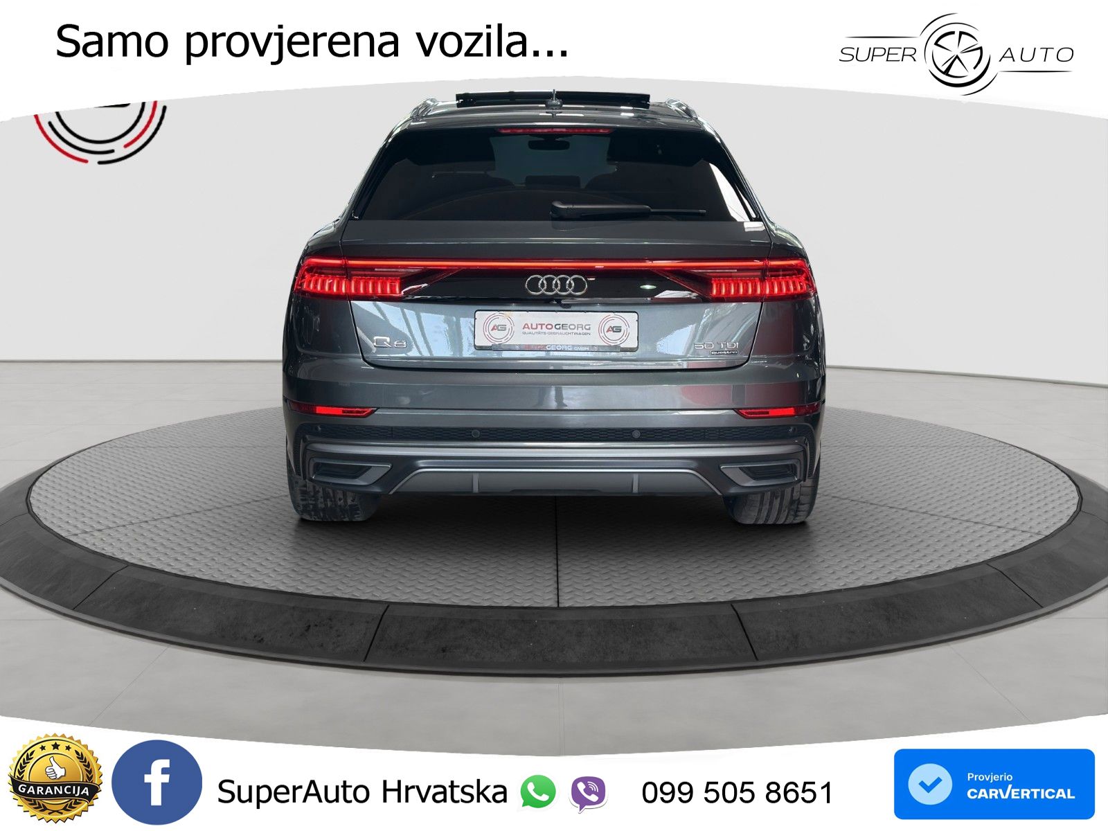 Audi Q8 50 TDI V6 (286 KS) quattro Tiptronic