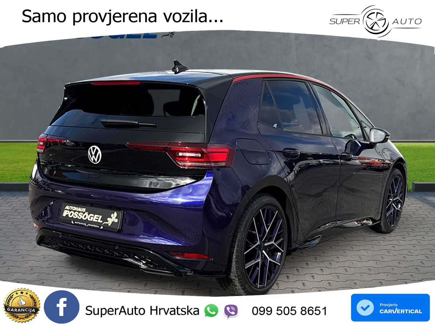 Volkswagen ID.3 GTX Performance 84 kWh (326 KS) LED+GR SJED+ACC