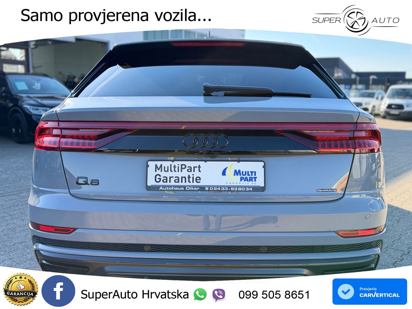Audi Q8 50 TDI V6 (286 KS) quattro Tiptronic