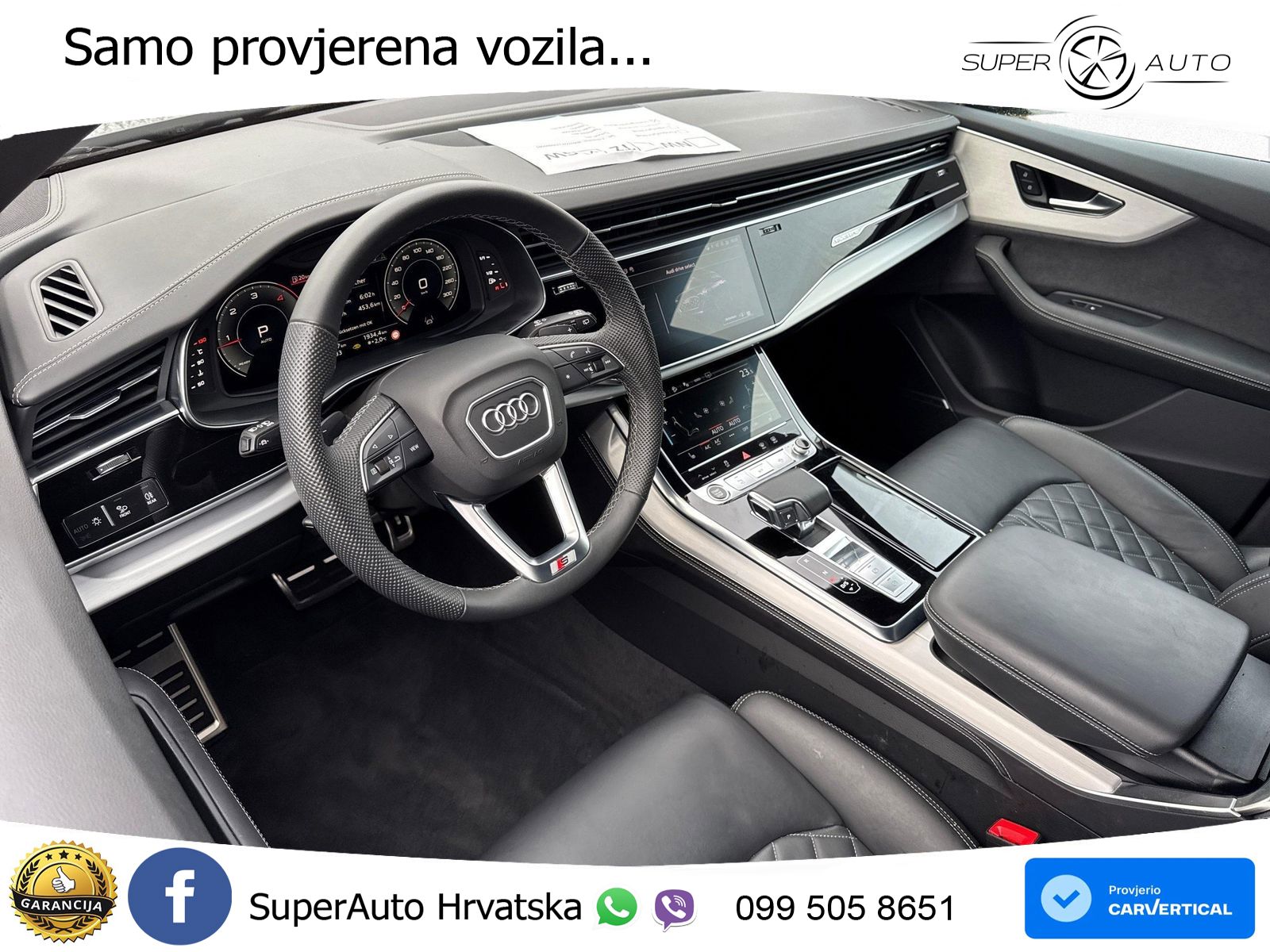 Audi Q8 50 TDI V6 (286 KS) quattro Tiptronic 2x S line LED+GR SJED+ACC