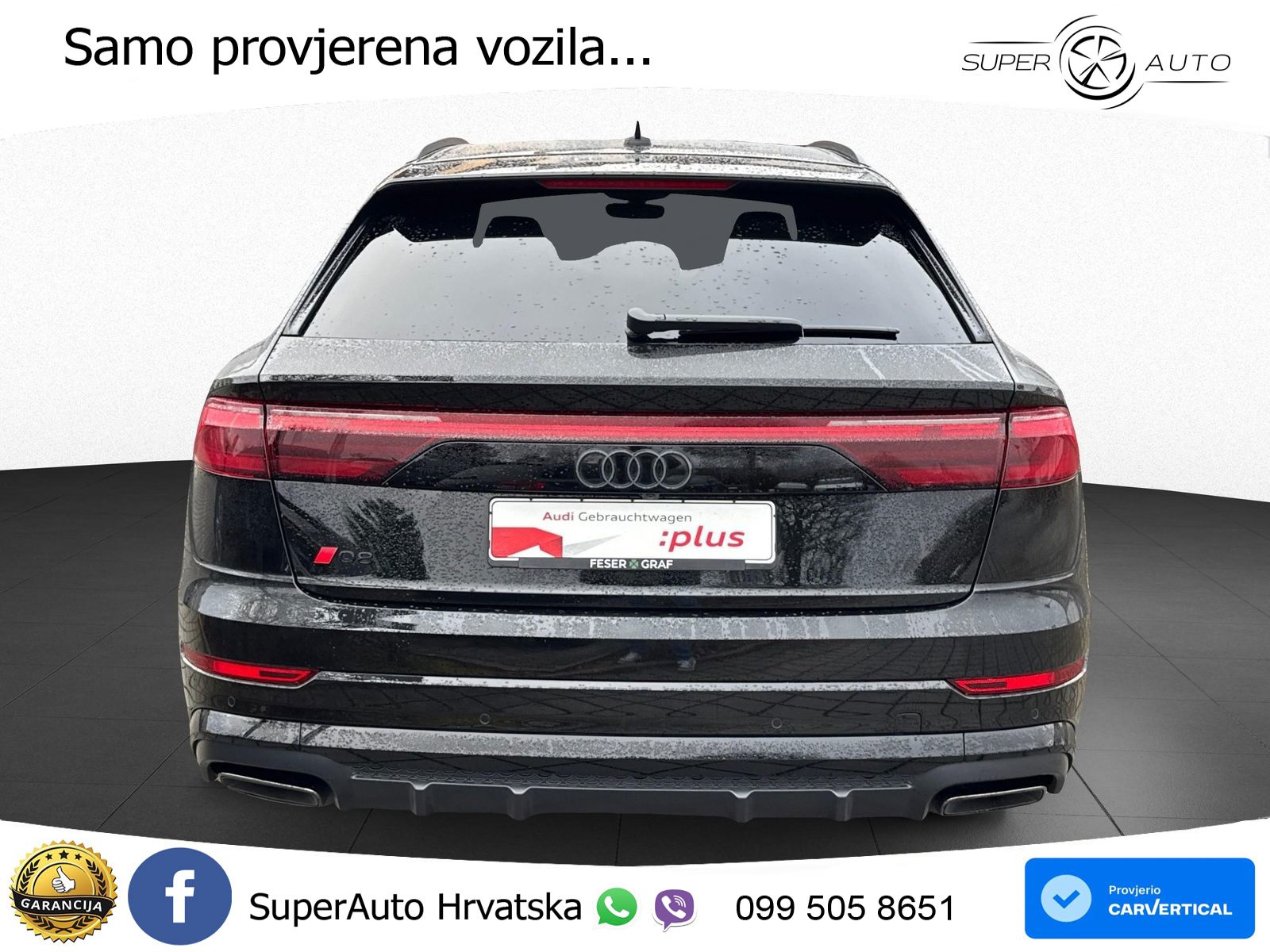 Audi Q8 50 TDI V6 (286 KS) quattro Tiptronic 2x S line LED+GR SJED+ACC