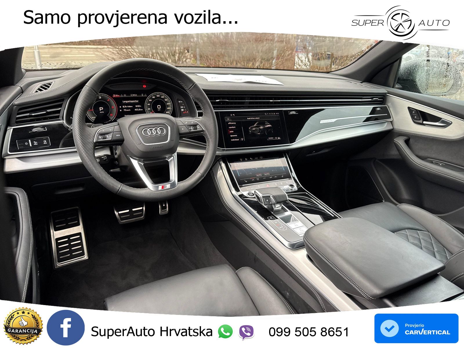 Audi Q8 50 TDI V6 (286 KS) quattro Tiptronic 2x S line LED+GR SJED+ACC
