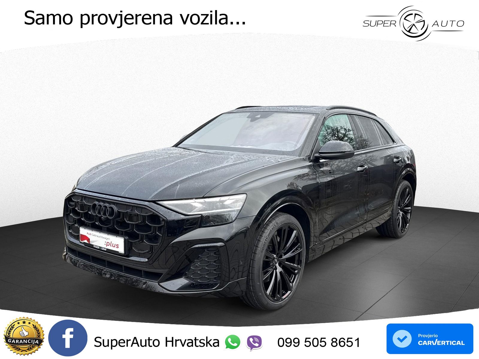 Audi Q8 50 TDI V6 (286 KS) quattro Tiptronic 2x S line LED+GR SJED+ACC