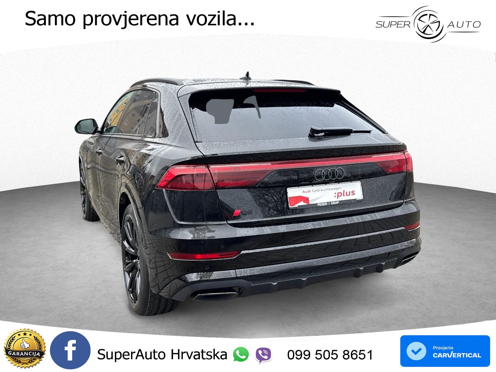 Audi Q8 50 TDI V6 (286 KS) quattro Tiptronic 2x S line LED+GR SJED+ACC