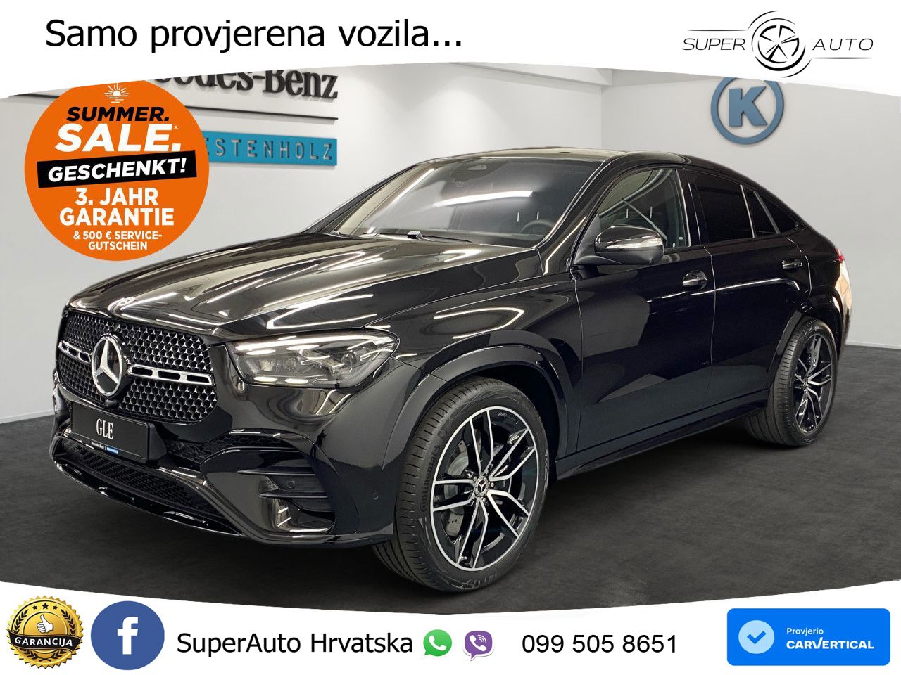 Mercedes GLE 450d (367 KS) EQ Boost 4MATIC 9G-TRONIC AMG LED+GR SJED+ACC
