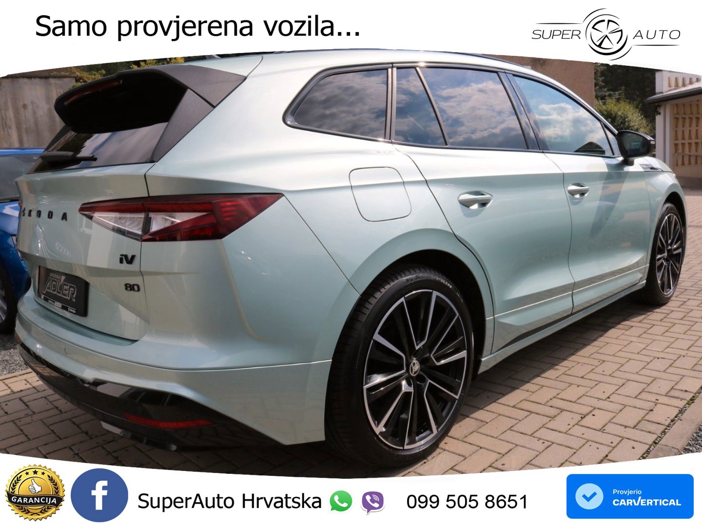 Škoda Enyaq iV 80 82 kWh (204 KS) LED+GR SJED+ACC