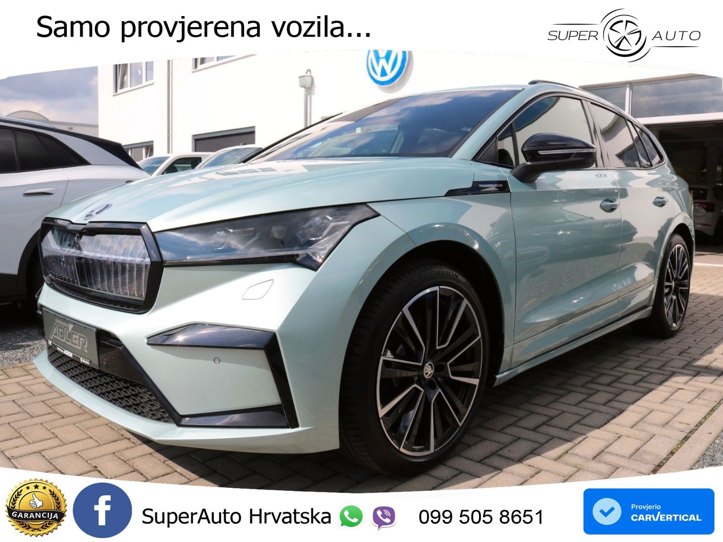 Škoda Enyaq iV 80 82 kWh (204 KS) LED+GR SJED+ACC