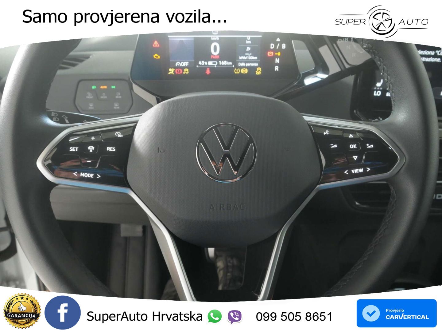 Volkswagen ID.3 Pro 62 kWh (204 KS) LED+GR SJED+ACC