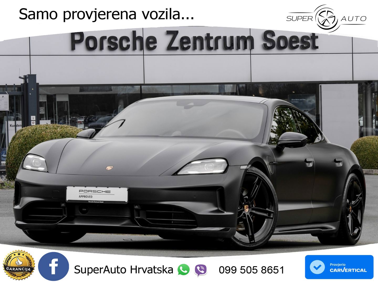 Porsche Taycan 4S 105 kWh (598 KS)