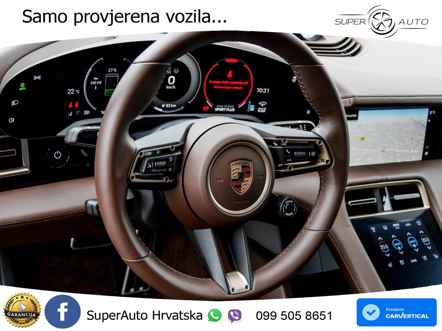 Porsche Taycan 4S 105 kWh (598 KS)