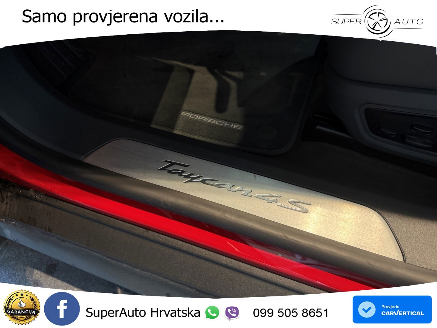 Porsche Taycan 4S 105 kWh (598 KS)