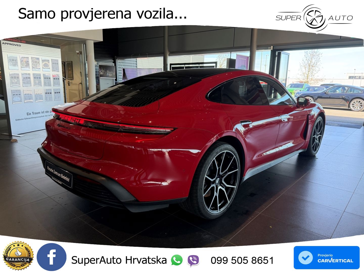 Porsche Taycan 4S 105 kWh (598 KS)