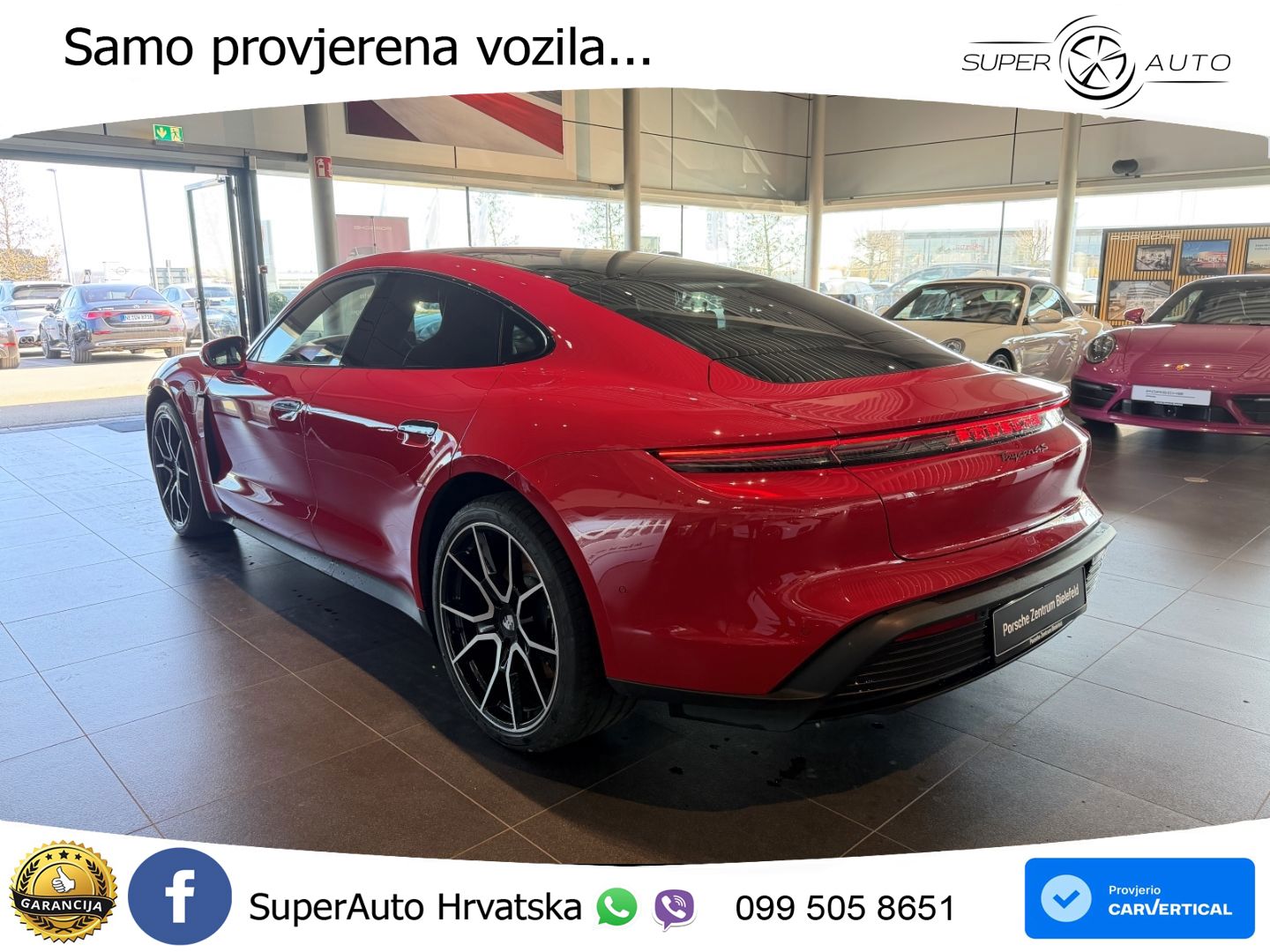 Porsche Taycan 4S 105 kWh (598 KS)