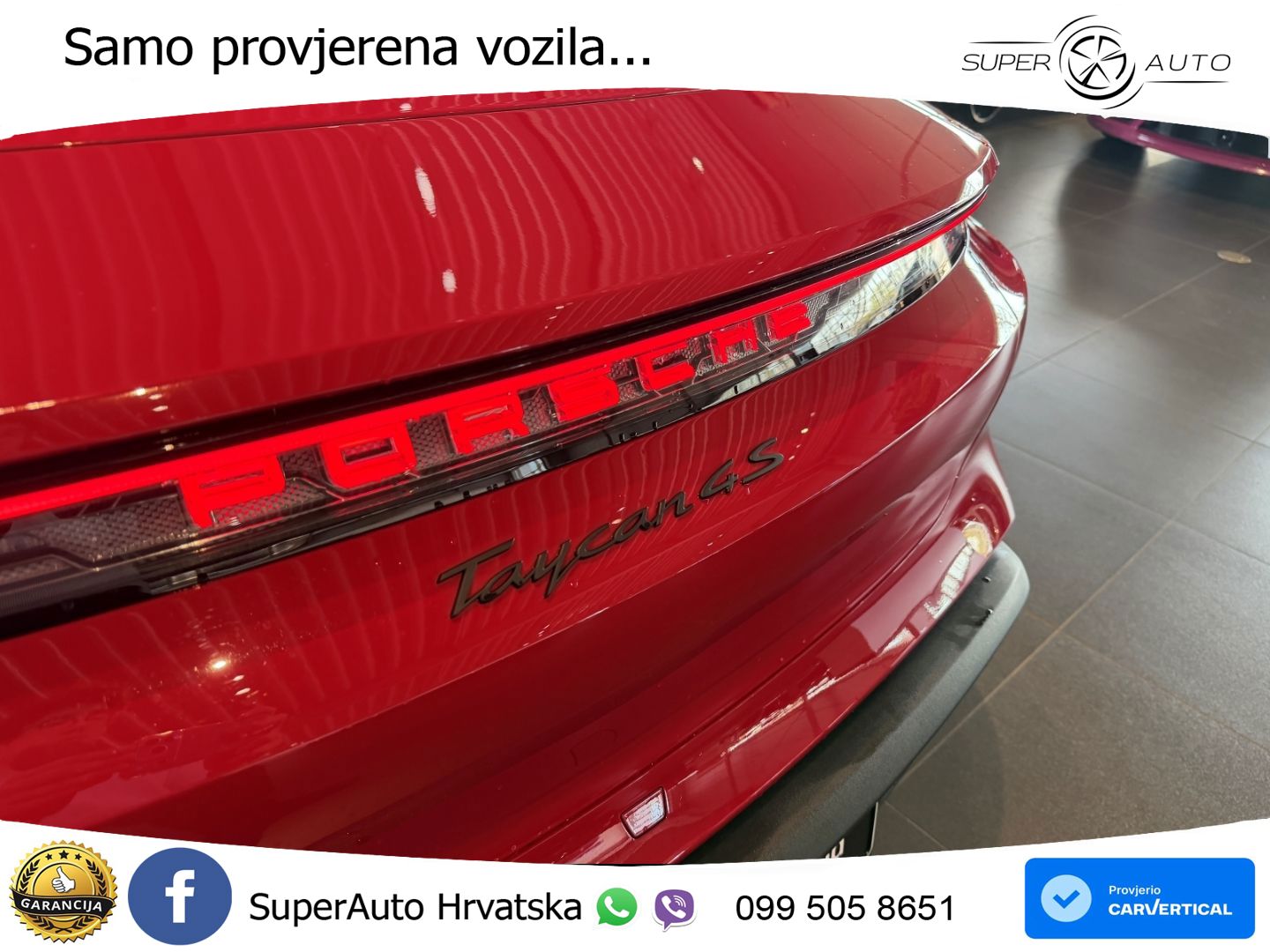 Porsche Taycan 4S 105 kWh (598 KS)
