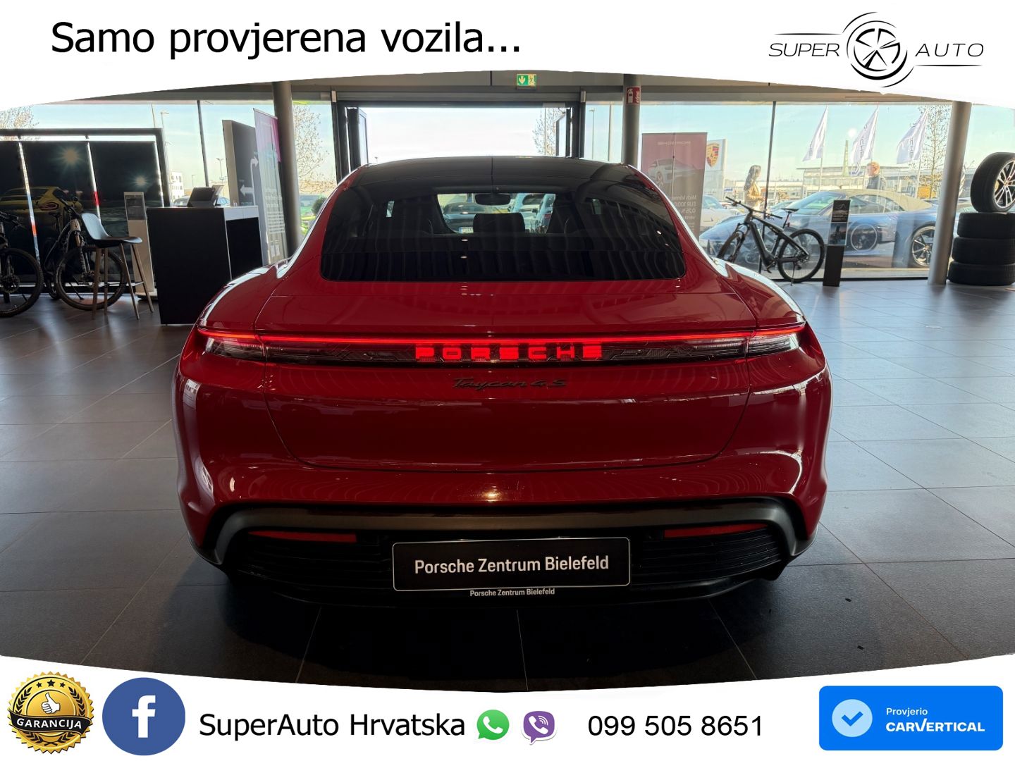 Porsche Taycan 4S 105 kWh (598 KS)