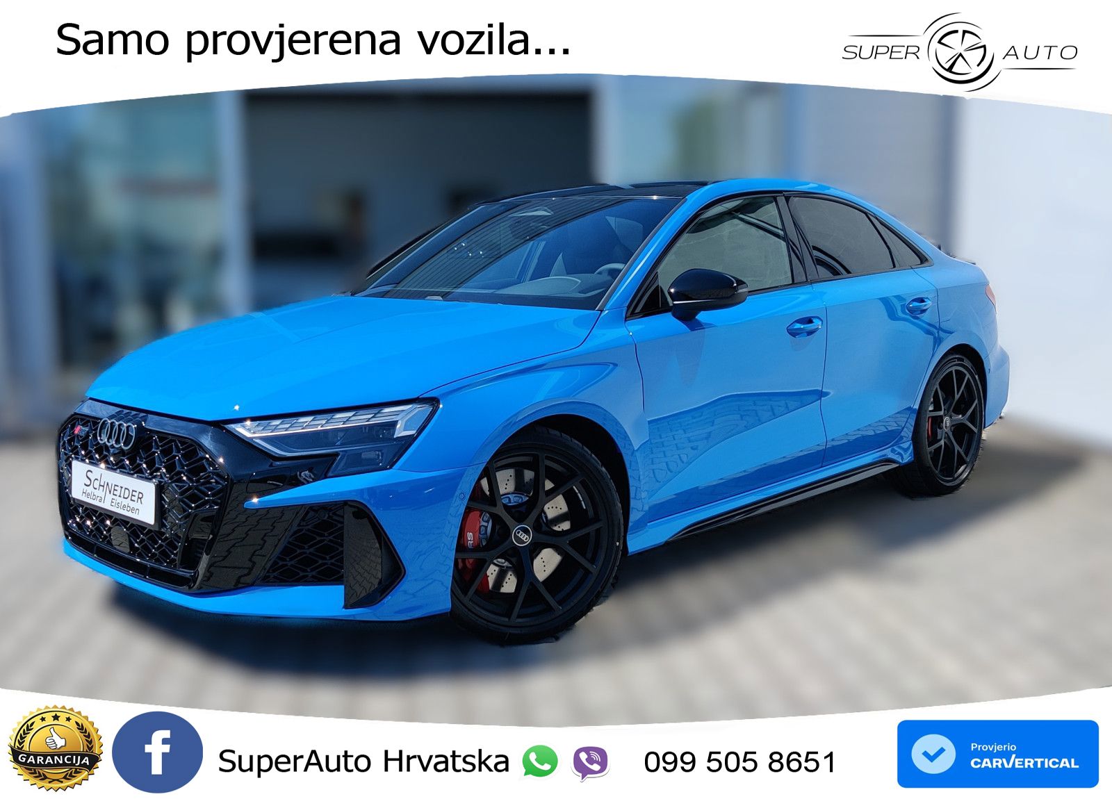 Audi RS3 Sedan 2.5 TFSI (400 KS) quattro S tronic LED+GR SJED+ACC