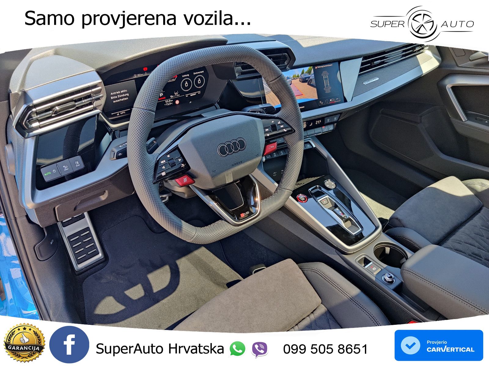 Audi RS3 Sedan 2.5 TFSI (400 KS) quattro S tronic LED+GR SJED+ACC