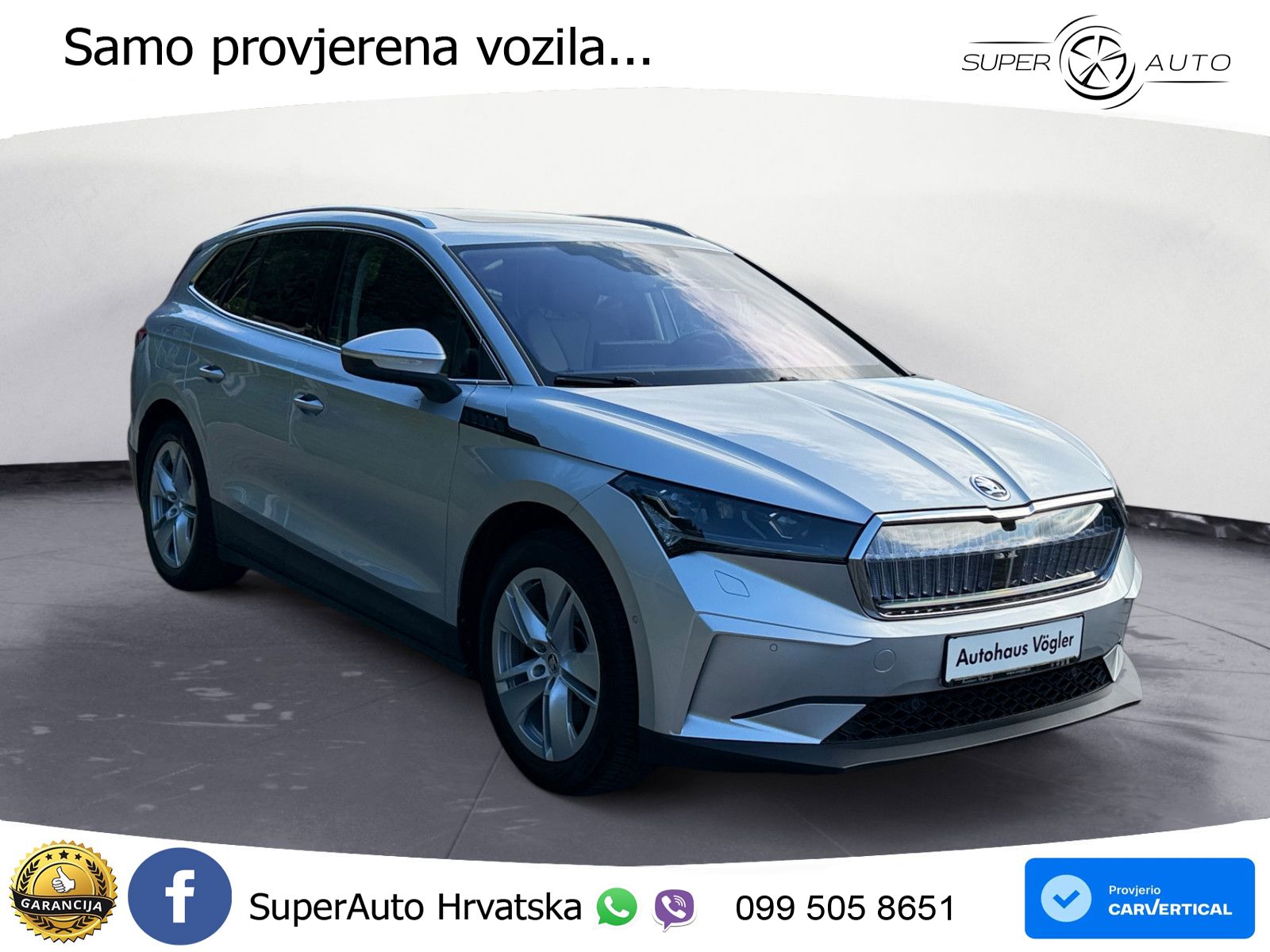 Škoda Enyaq iV 80 82 kWh (204 KS) LED+GR SJED+ACC