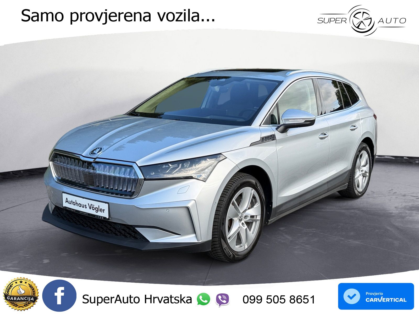 Škoda Enyaq iV 80 82 kWh (204 KS) LED+GR SJED+ACC