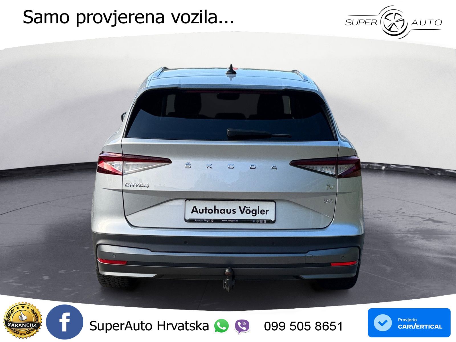 Škoda Enyaq iV 80 82 kWh (204 KS) LED+GR SJED+ACC