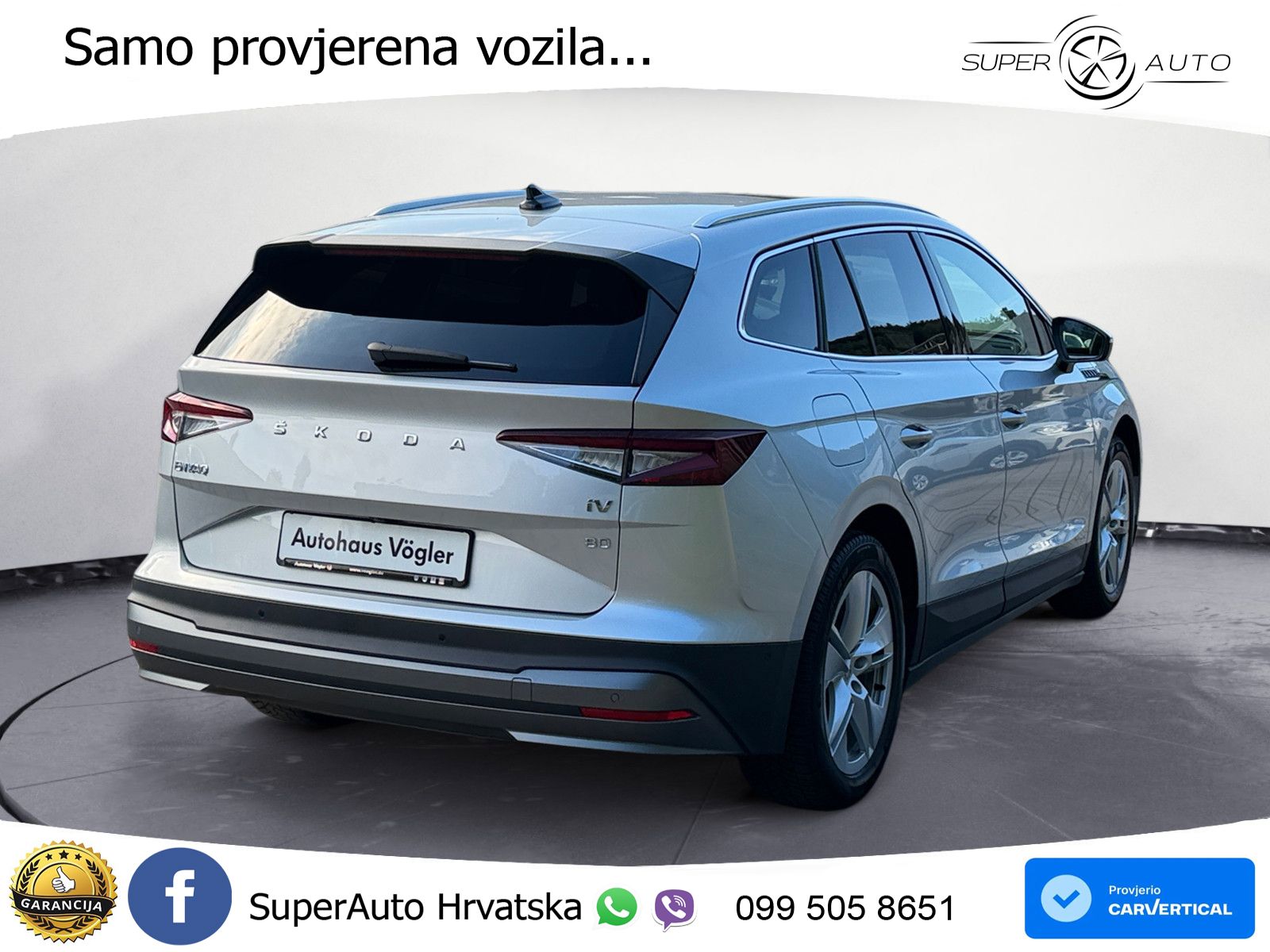 Škoda Enyaq iV 80 82 kWh (204 KS) LED+GR SJED+ACC