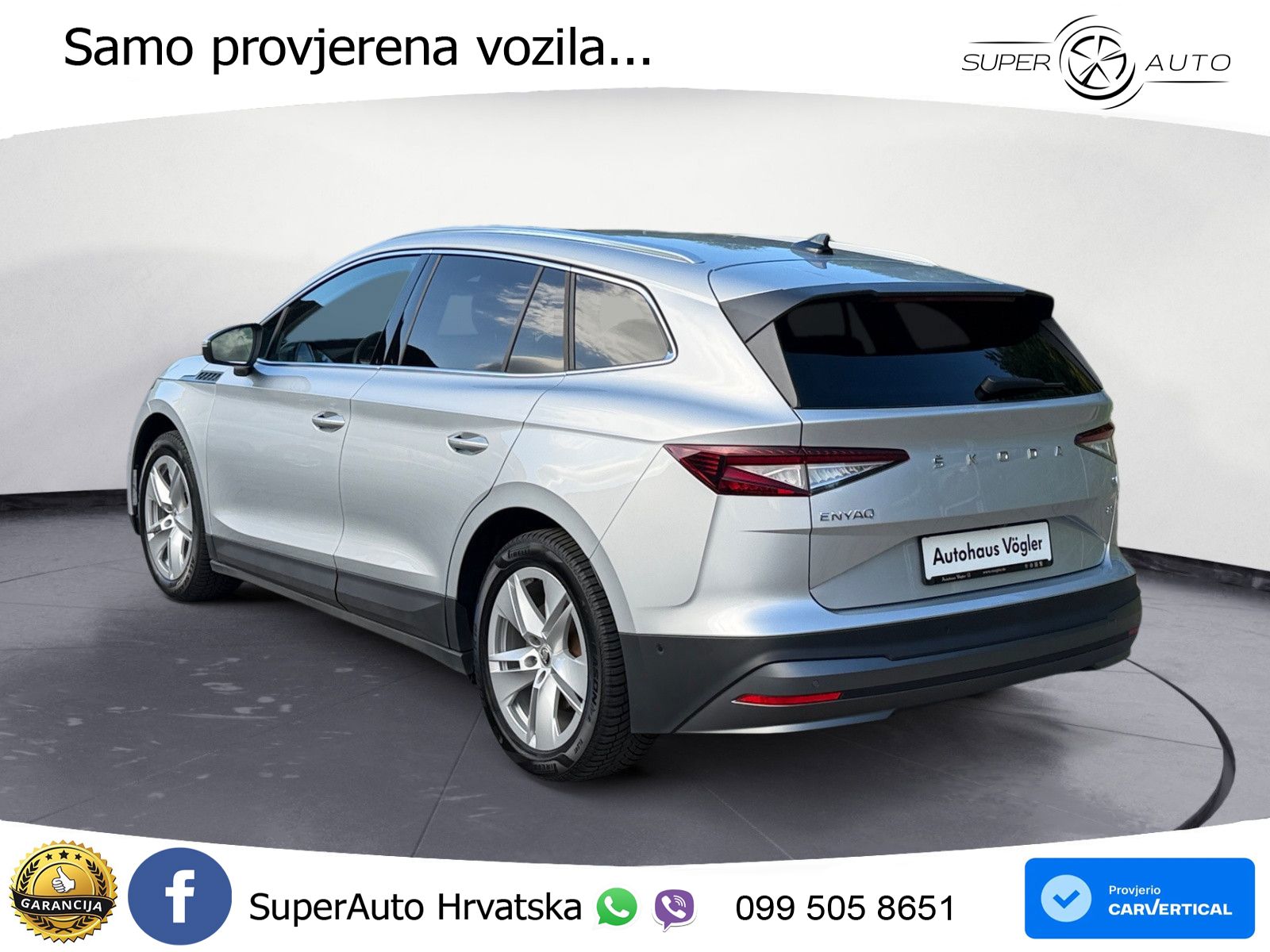 Škoda Enyaq iV 80 82 kWh (204 KS) LED+GR SJED+ACC