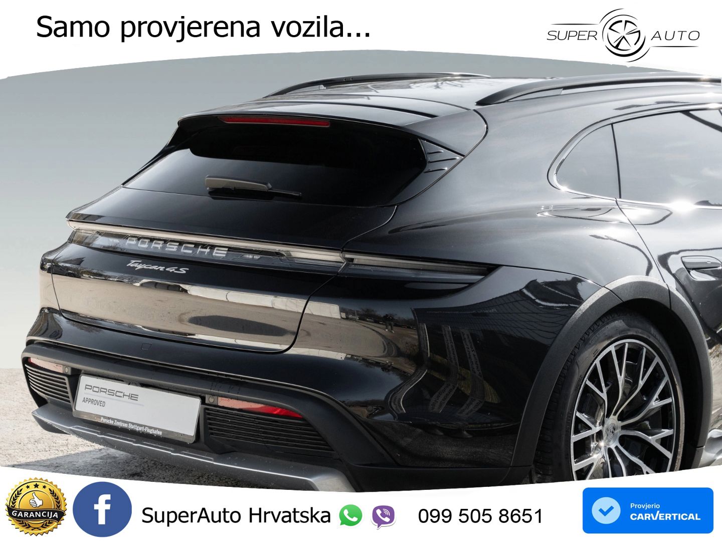 Porsche Taycan Cross Turismo 4S 105 kWh (598 KS)